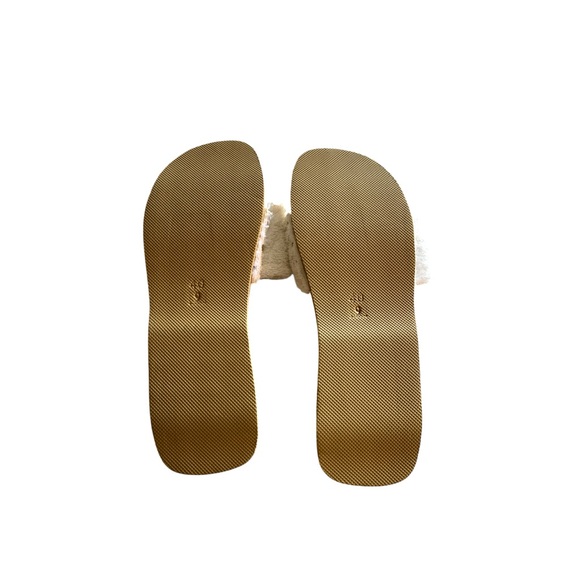 PRATESI Wooden White Terry Clog Slides - Picture 9 of 12